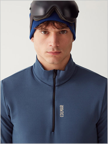 Stretch half zip sweatshirt - Airforce