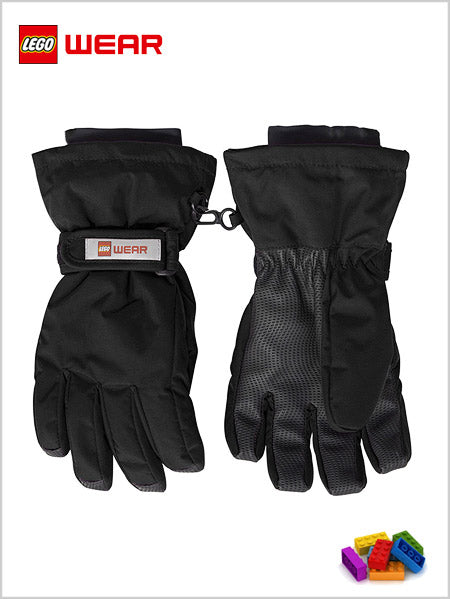 Child - junior: LEGO® Wear Tec gloves 705 - Black (age 4)