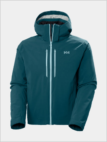 Snow jacket men - teal ski jacket