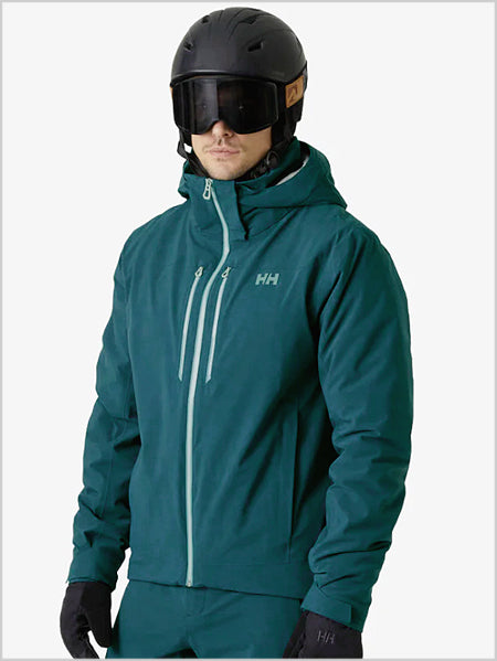 Snow jacket men - teal ski jacket