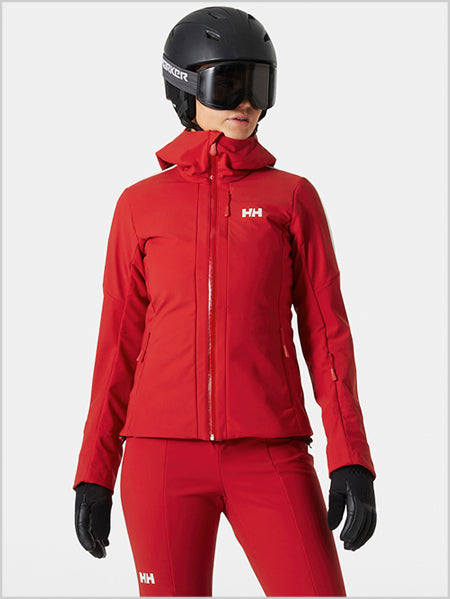 Avanti Softshell ski jacket - Red