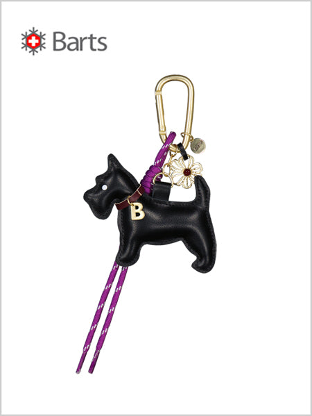 Bag Charm Dog - Black