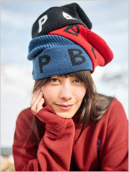 Bini knit beanie - Twilight blue