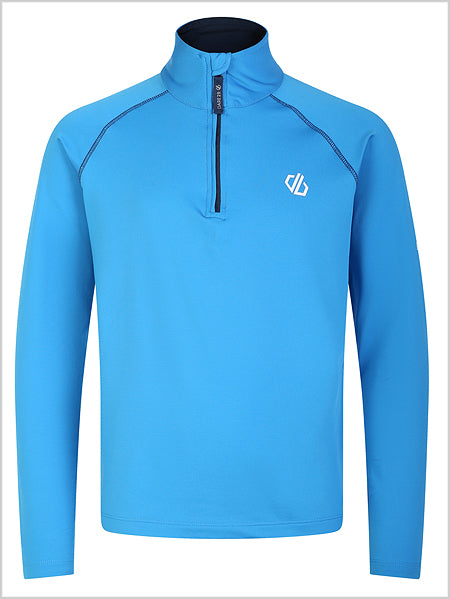 Consist II Stretch midlayer top - Swedish Blue