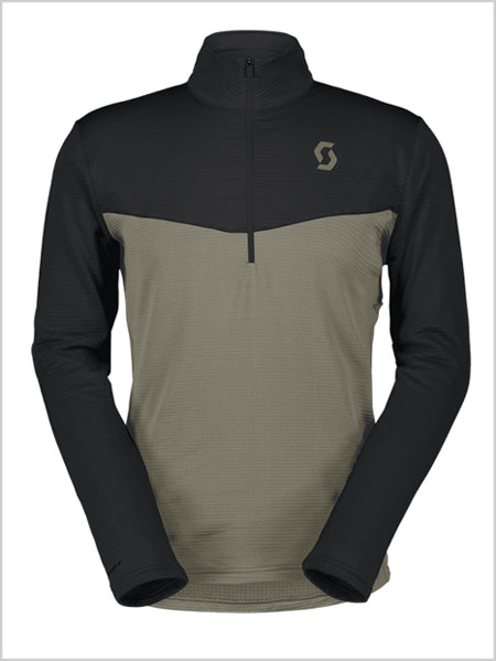 Defined Light Pullover - Dust Grey / Black