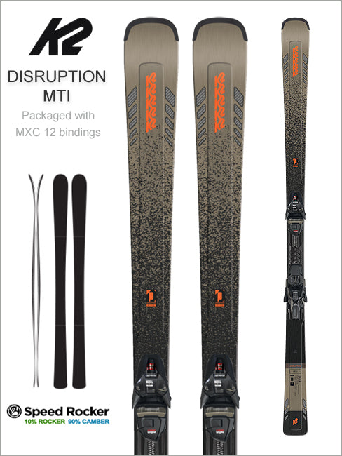 Disruption MTI skis and Marker MXC 12 TCX Quikclik binding