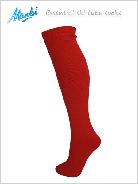 Essential Thermal ski tube socks - red