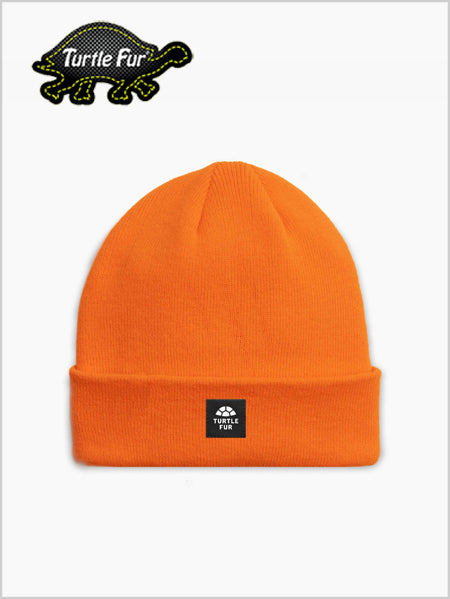 Turtle fur Explorer knit beanie - Blaze