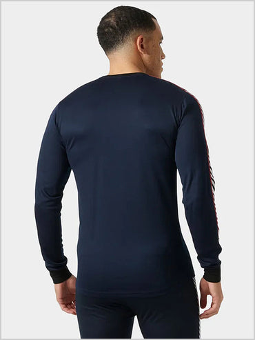 Mens - HH Lifa Stripe crew - Navy