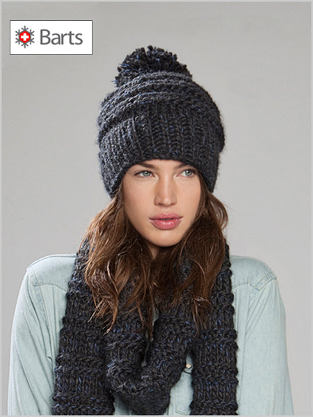 Barts Jasmin beanie - Dark Heather