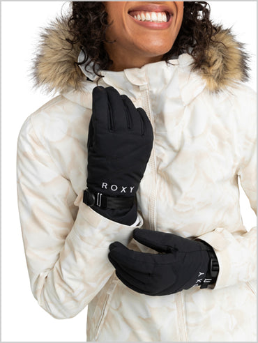 Jetty Solid gloves - True black