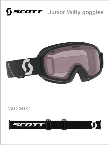 Junior Witty goggle (double lens) - black age 5 - 10 years