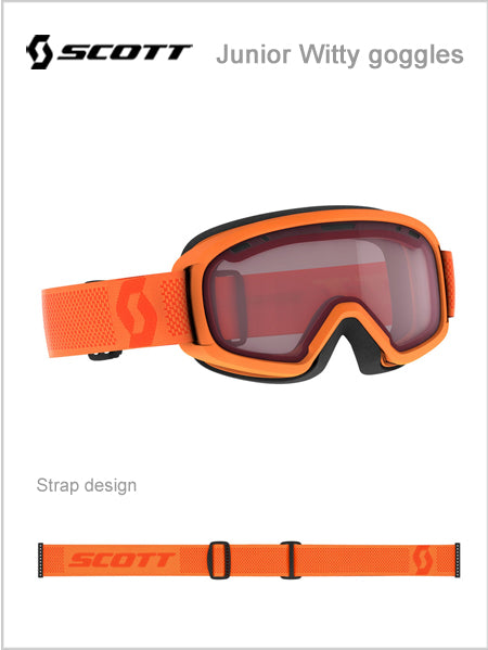 Junior Witty goggle (double lens) - orange age 5 - 10 years