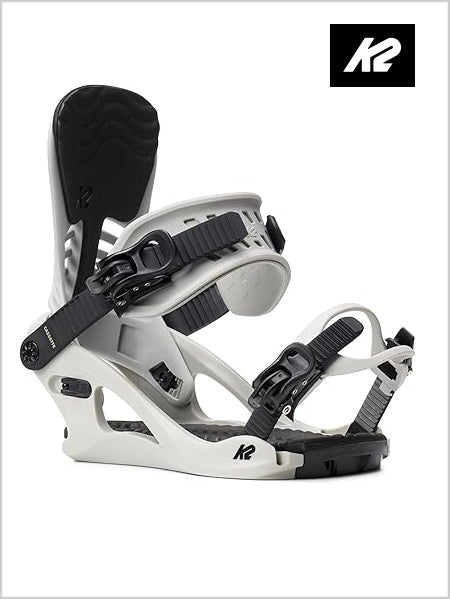 Indy Snowboard Bindings - Grey