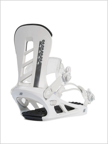 Sonic Snowboard Bindings - White