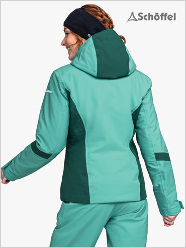 Kanzelwand womens ski jacket - Spectra green