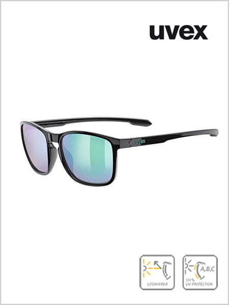 Lgl 52 sunglasses Black (green mirror lens) - cat 3