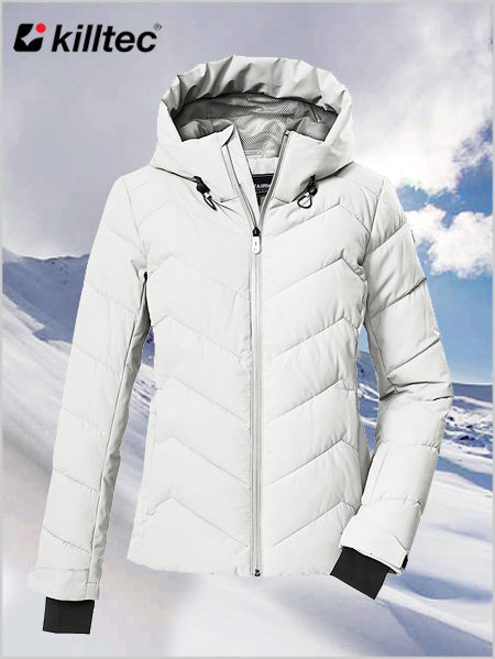 Maria Down Look Ski Jacket - Broken White