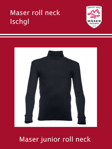 Maser Ischgl junior roll neck top - Black