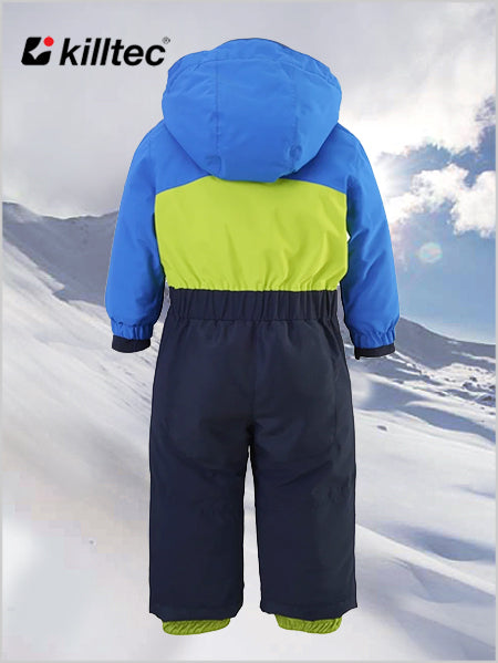 Neon blue one-piece suit (age 3-4)