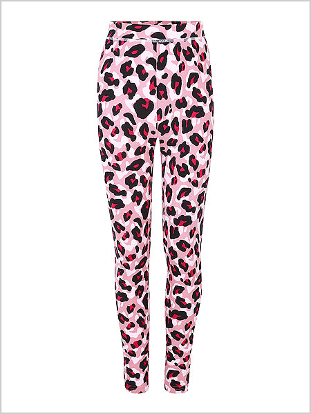 Pow II Baselayer Set - Dusty Rose Cheetah print