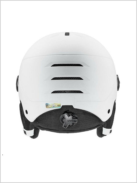 Rocket Jr Visor helmet - white matt (mirror blue lens)