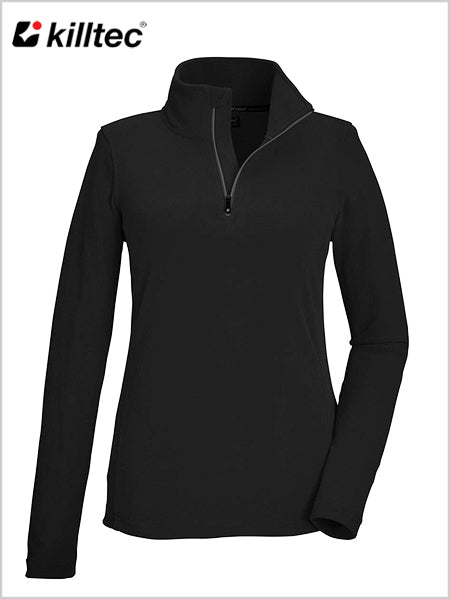 Womens SU collar fleece - Black (sizes 8-24)