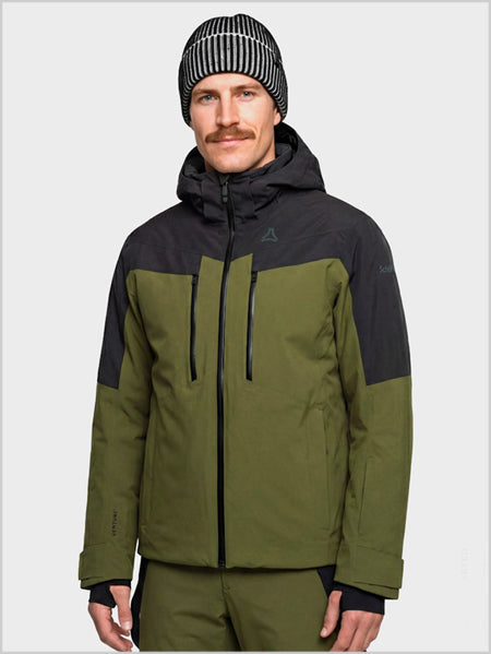 Safuna men's ski jacket - Avocado Branch