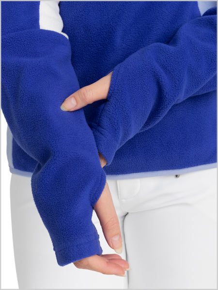 Sayna half zip fleece - Bluing