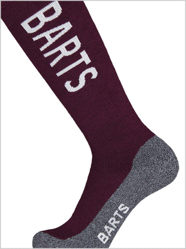 Basic Skisock Uni merino (Aubergine) - kids / adults