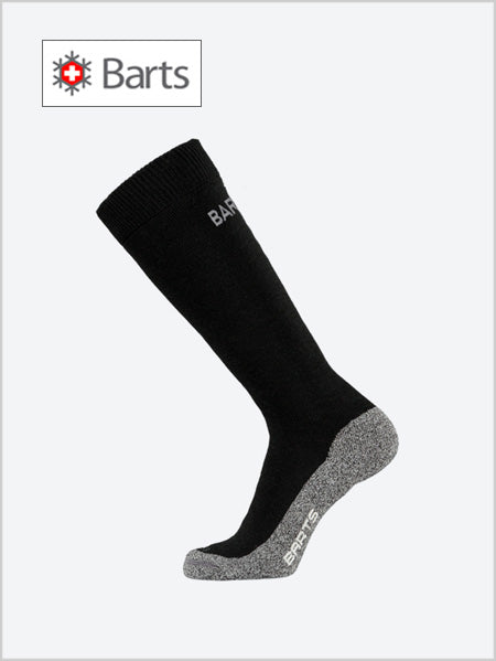 Basic Skisock Uni merino (Black) - kids / adults