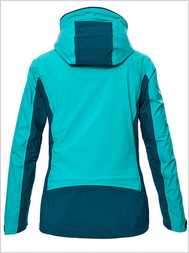 Slim line ski jacket - Aqua (larger sizes)