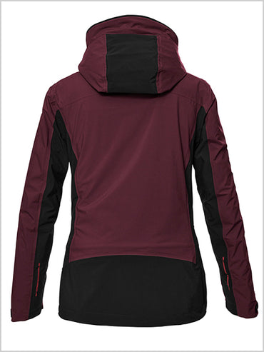 Slim line ski jacket - Plum (size 16)