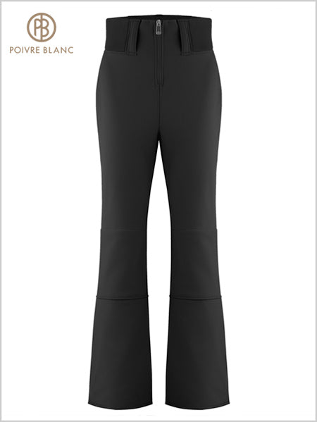 Glory softshell ski pants SHORT - Black