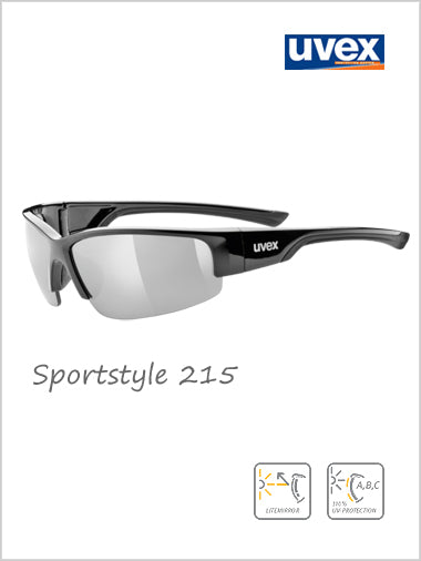 Sportstyle 215 sunglasses (silver mirror lens) - cat 3
