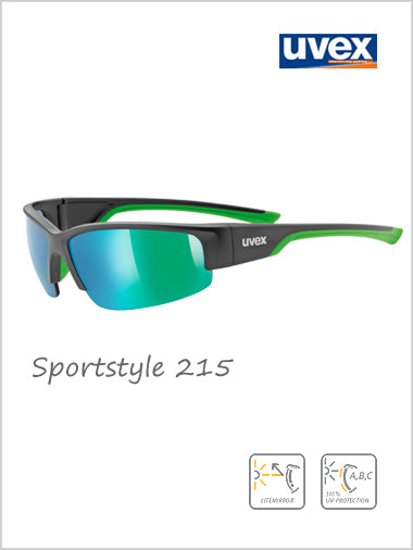 Sportstyle 215 sunglasses (green mirror lens) - cat 3