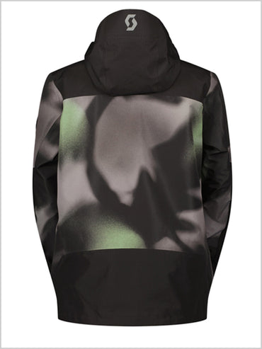 Vertic Ripstop 3 Layer Jacket - Evening greyprint / Black