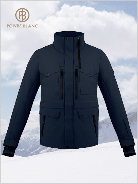 Claude stretch ski jacket - Gothic blue