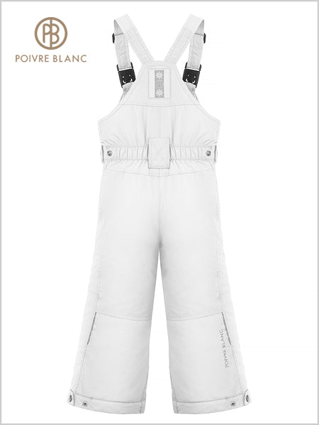 Jade ski salopette - White (ages 4-7)
