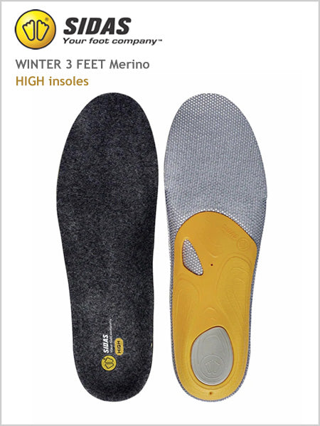 Winter 3 Feet Merino - HIGH insoles