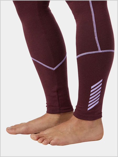HH Womens Merino Lifa MW pant - Hickory