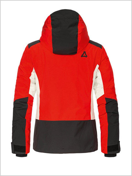 Zandwel womens ski jacket - Scarlet Red