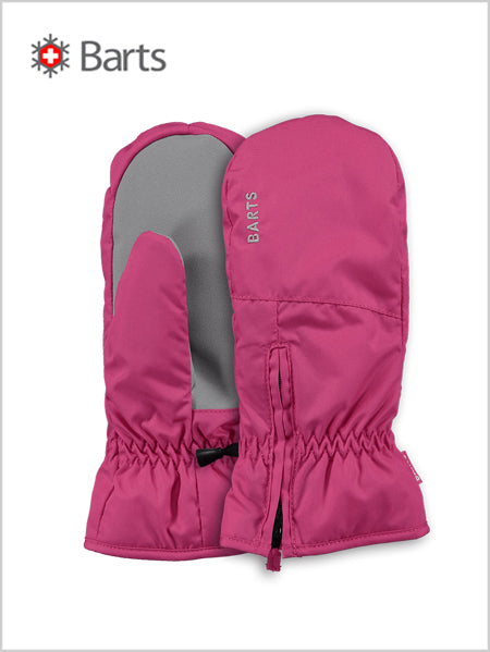 Child: Zipper mitts - Fuchsia (ages 2-8)