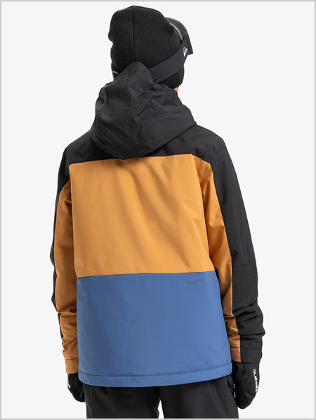 Side Hit Block jacket - True Navy