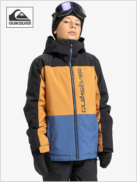 Side Hit Block jacket - True Navy