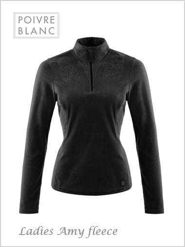 Amy fleece -black