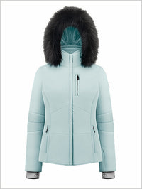 Emma stretch ski jacket - Aloe Blue