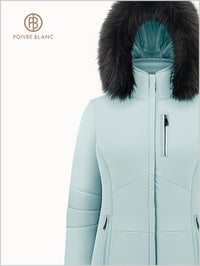 Emma stretch ski jacket - Aloe Blue