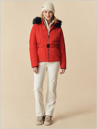 Joana ski jacket - Scarlet red