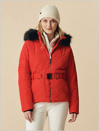 Joana ski jacket - Scarlet red